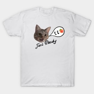 Just Peachy Cat T-Shirt